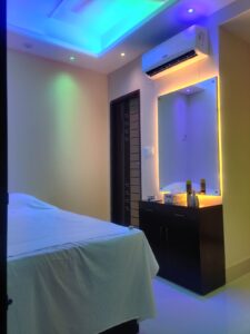 Swedish and deep tissue massage room Swedish and deep tissue massage room