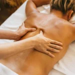 Professional Thai therapist giving body massage at Gulshan Royal Thai Spa