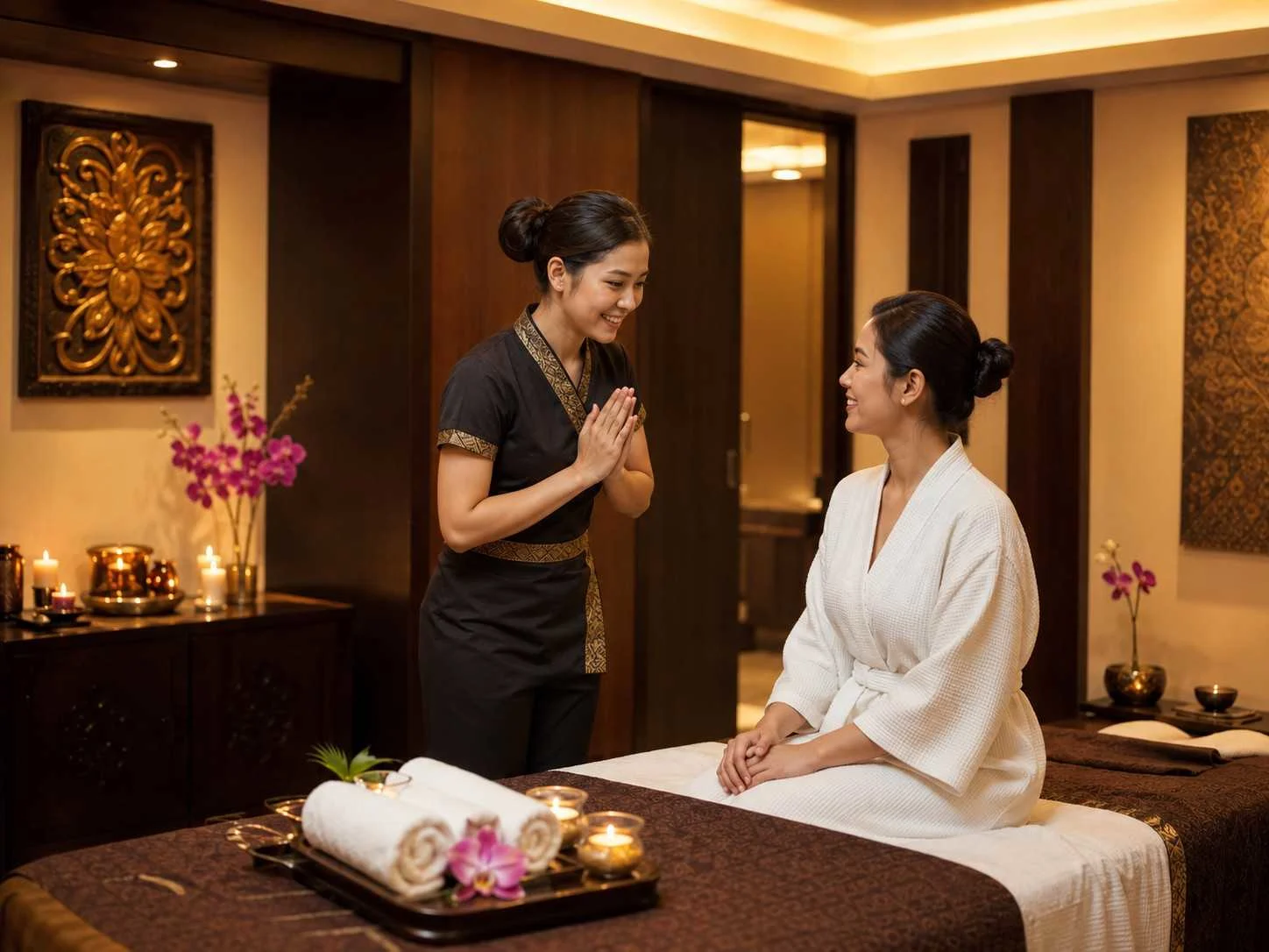 Book massage in Gulshan 2 private spa room at Gulshan Royal Thai Spa