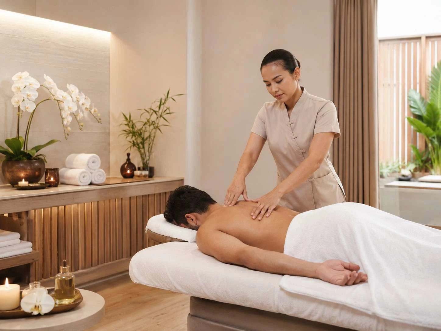 Relaxation massage Gulshan 2 private spa room at Gulshan Royal Thai Spa
