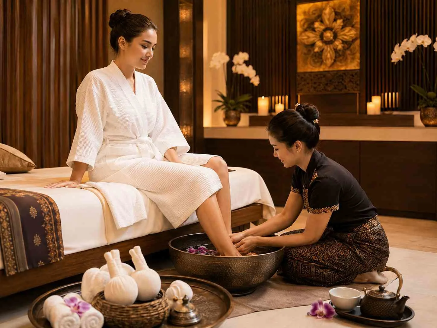 Thai spa package in Gulshan Dhaka private spa room at Gulshan Royal Thai Spa