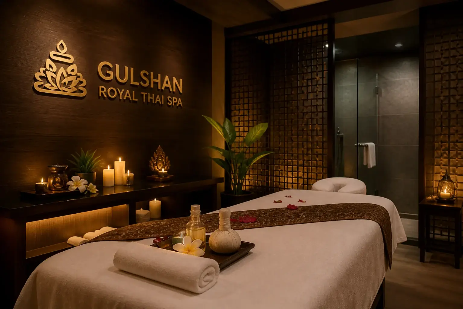 best spa in gulshan 2 dhaka massage room Gulshan Royal Thai Spa
