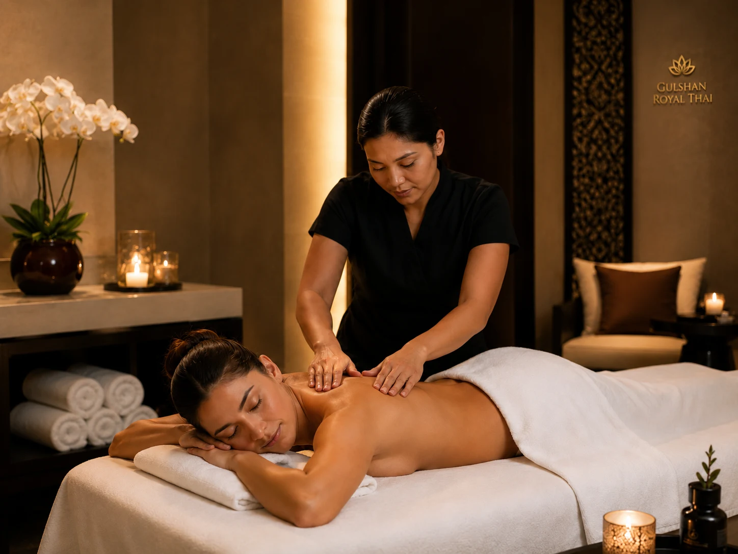 body to body massage in Gulshan Dhaka private spa room