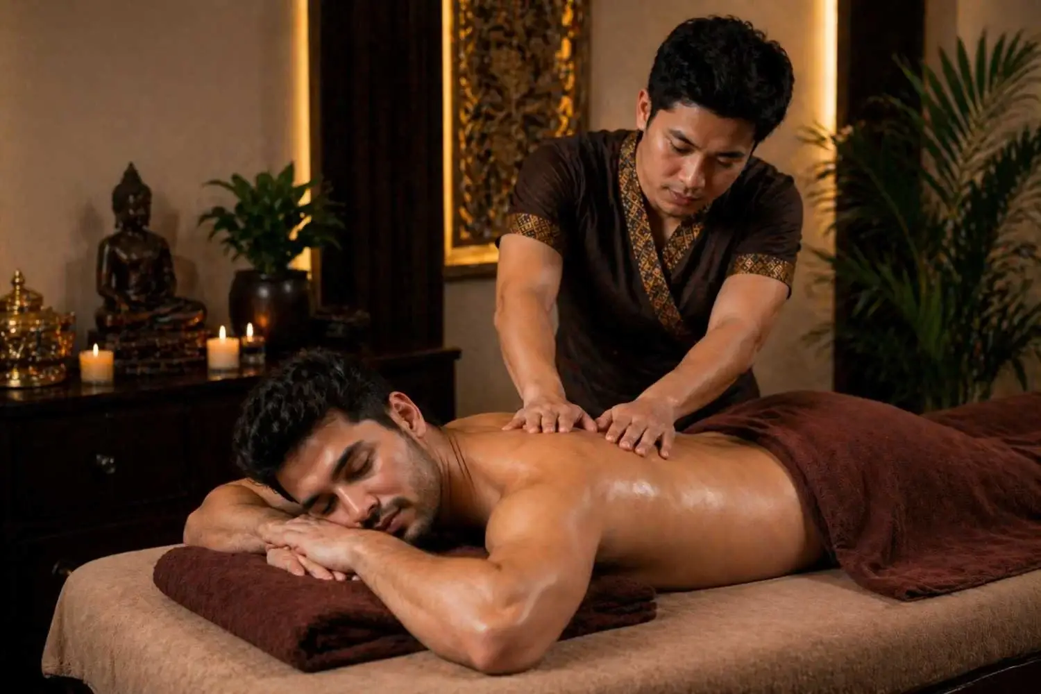 deep tissue massage in gulshan dhaka private spa room