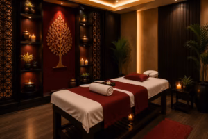 Deep tissue massage benefits in Gulshan private wellness room at Gulshan Royal Thai Spa
