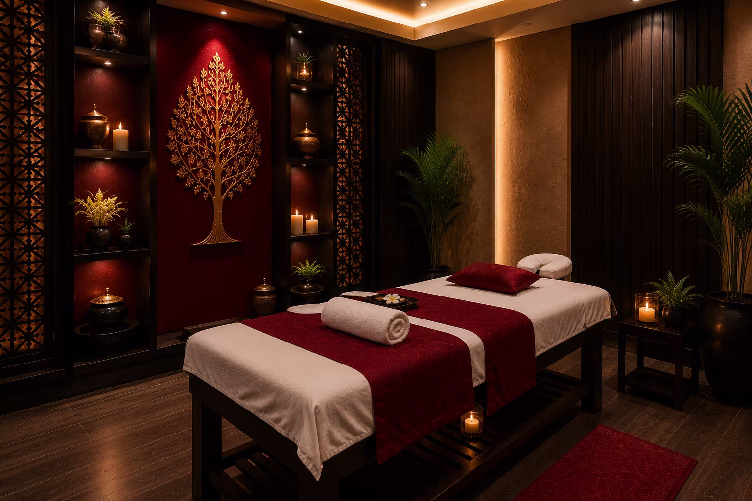 Deep tissue massage benefits in Gulshan private wellness room at Gulshan Royal Thai Spa