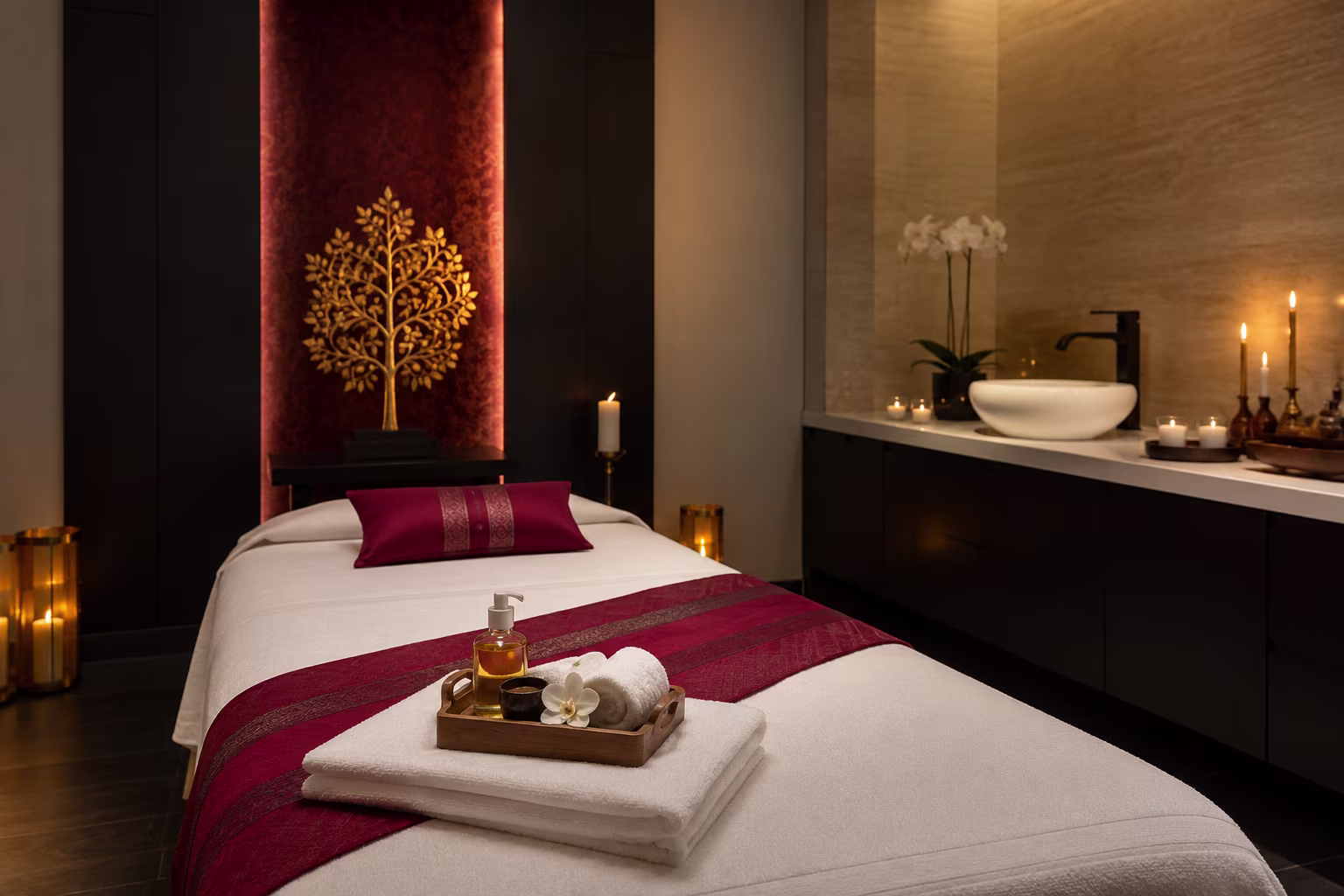 Wellness spa in Gulshan 2 clean room at Gulshan Royal Thai Spa