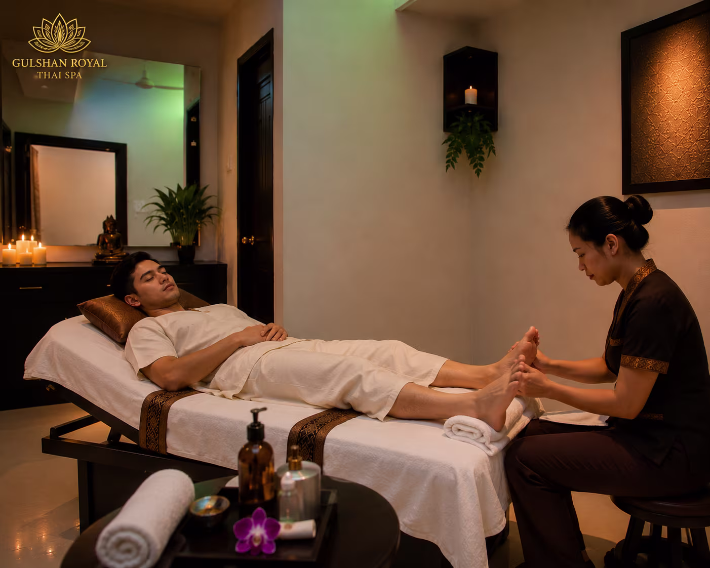 private foot reflexology room in Gulshan 2 Dhaka