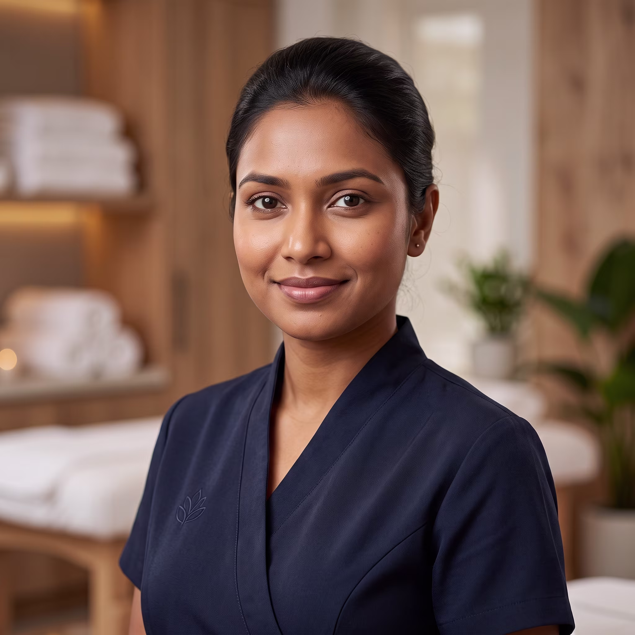 Nusrat — body scrub and skin care specialist at Gulshan Royal Thai Spa, Gulshan Dhaka