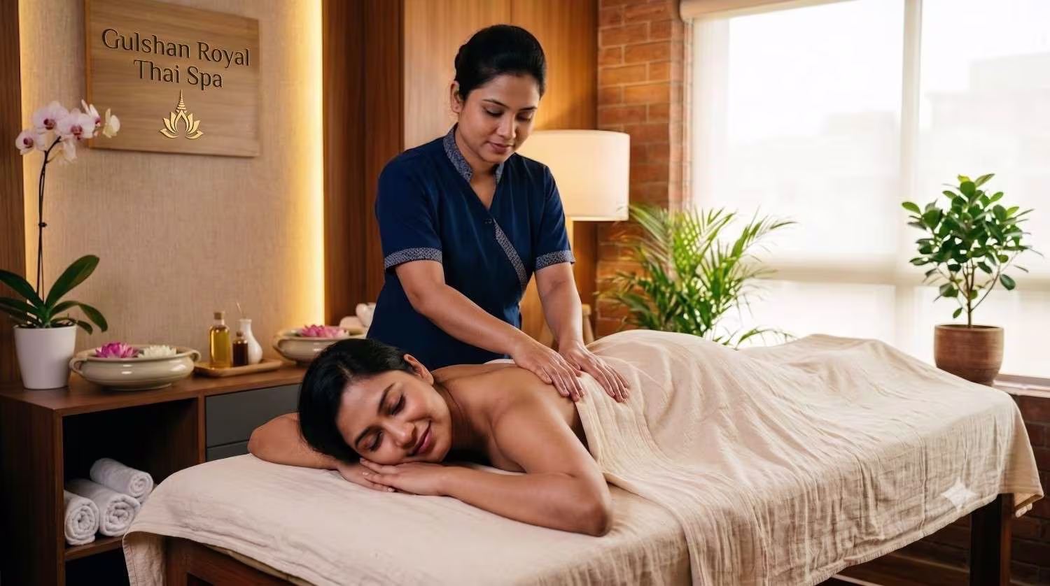 best spa near uttara dhaka - Gulshan Royal Thai Spa private massage room